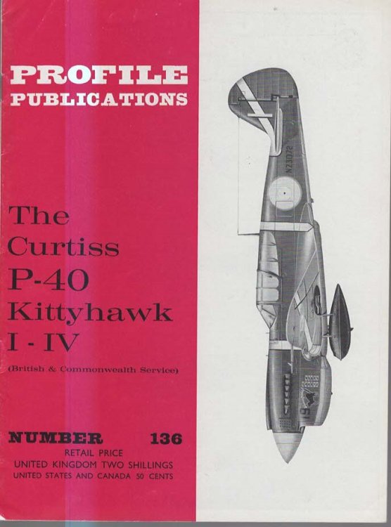The Curtiss P-40 Kittyhawk I-IV (Profile Publications No. 136)