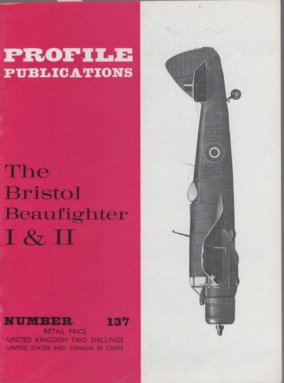 The Bristol Beaufighter I & II (Profile Publications No. 137)