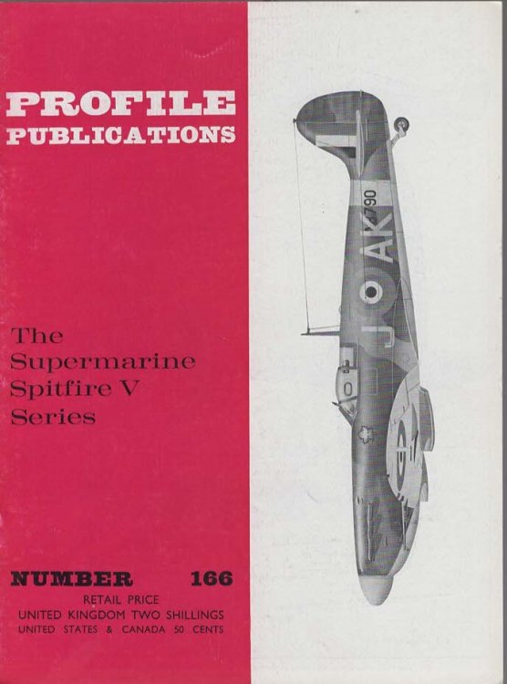 The Supermarine Spitfire V Series (Profile Publications No. 166 Two Shillings)