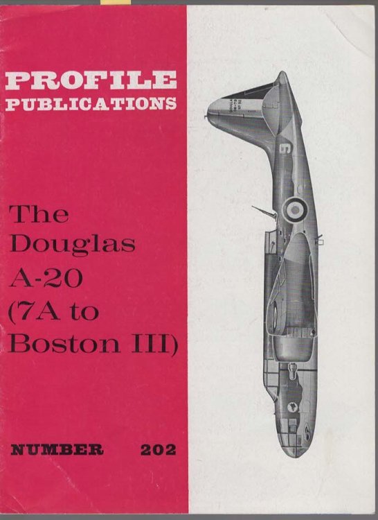 The Douglas A - 20 (A7 to Boston III) (Profile Publications No. 202 Two Shillings)