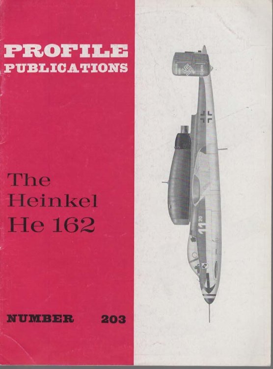 The Heinkel He 162 (Profile Publications No. 203 Two Shillings)