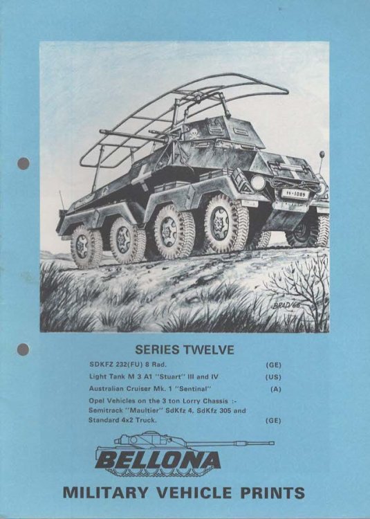 Military Vehicle Print Series Twelve