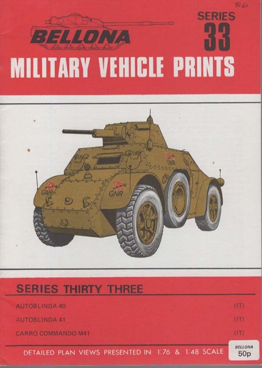 Military Vehicle Print Series Thirty Three(Bellona Military Vehicle Print Series)