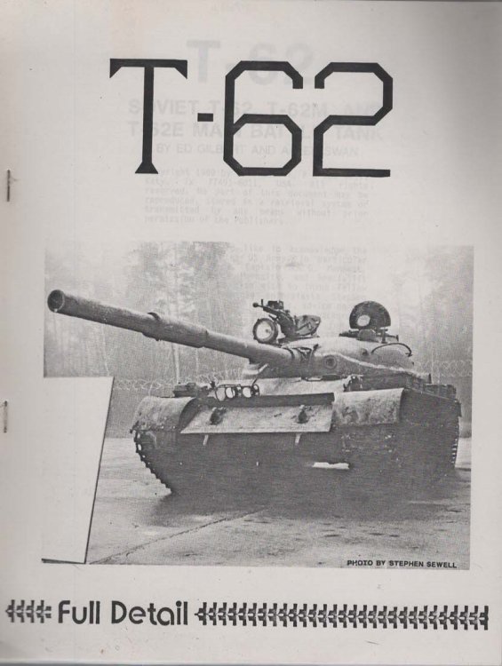 T-62: Soviet T-62, T-62M, and T-62E Main Battle Tank