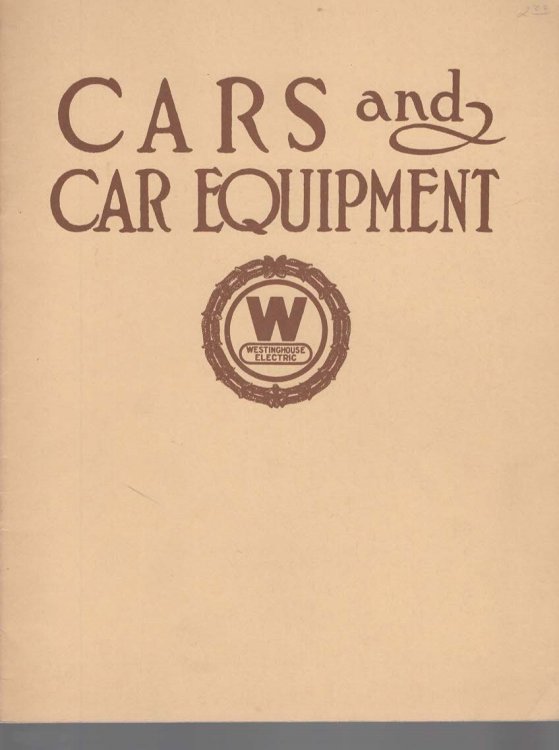 Cars and Car Equipment Volume II