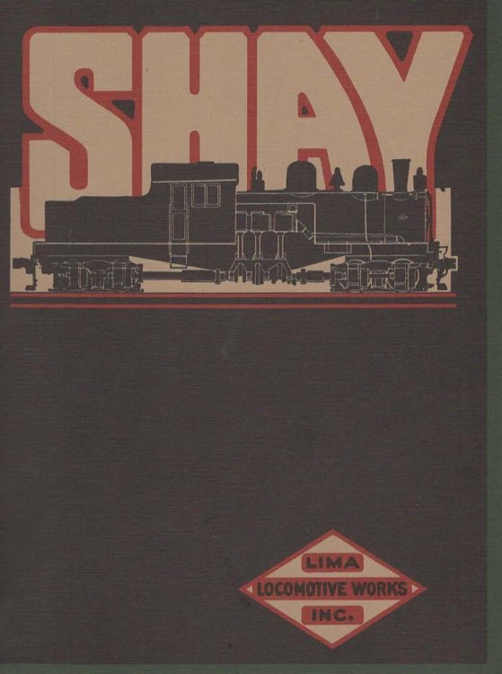 1919 Shay Locomotive Catalog