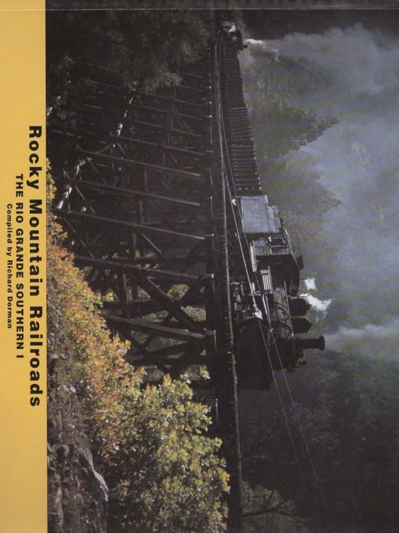 Rocky Moutain Railroads The Rio Grande Southern I