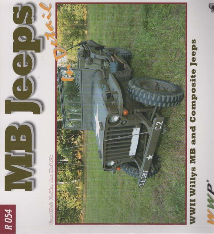 MB Jeeps In Detail. WWII Willys MB and Composite Jeeps. (WWP R 054).