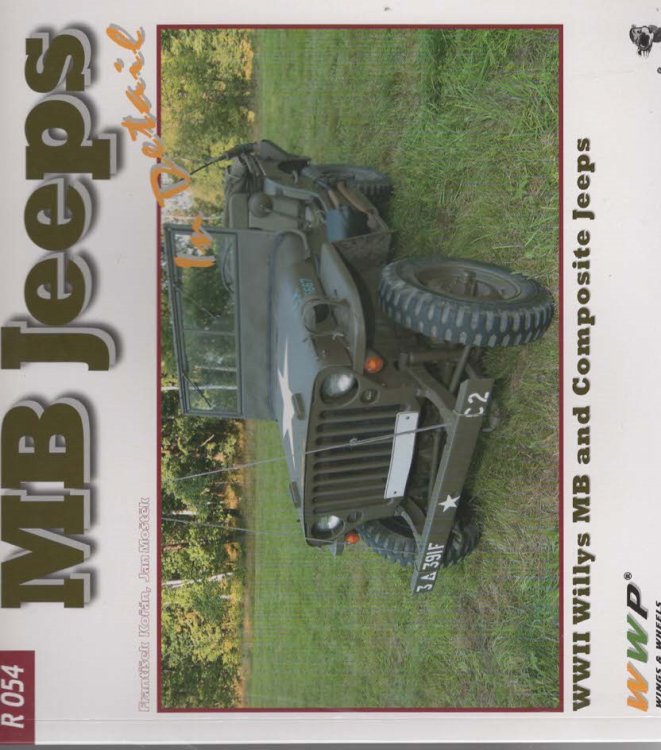 MB Jeeps In Detail. WWII Willys MB and COmposite Jeeps. (WWP R 054)