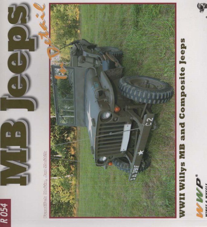 MB Jeeps In Detail. WWII Willys MB and COmposite Jeeps. (WWP R 054)