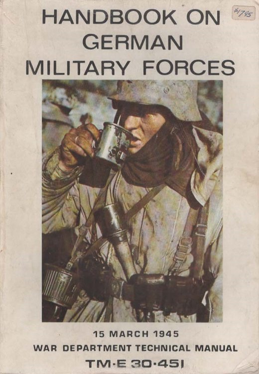 HANDBOOK ON GERMAN MILITARY FORCES