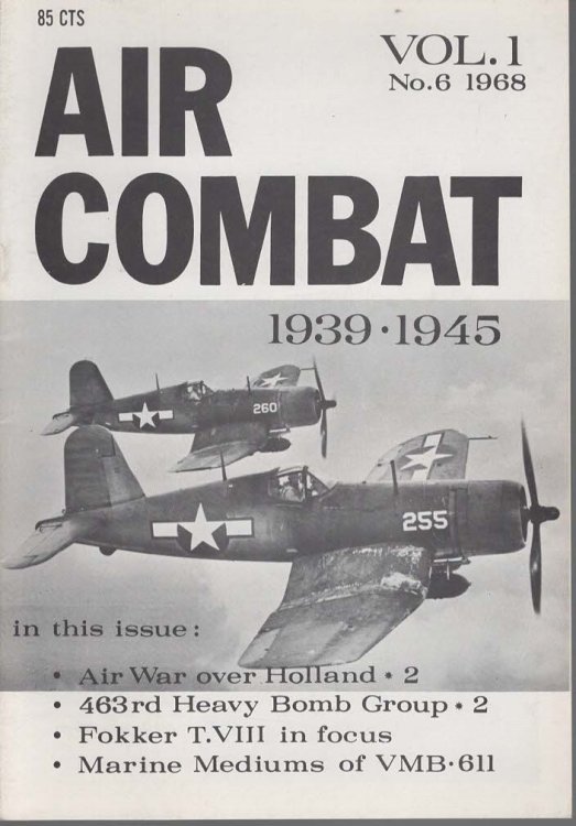 Air Combat. Volume 1 No.6 1968