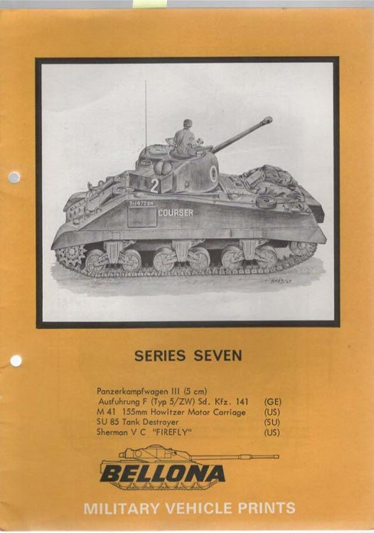 Bellona Military Vehicle Print Series Seven