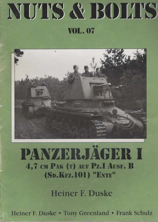 Nuts & Bolts Vol. 7 Panzerjager I 4,7 cm Pak (T) auf Pz.I Ausf. B (Sd.Kfz.101) 