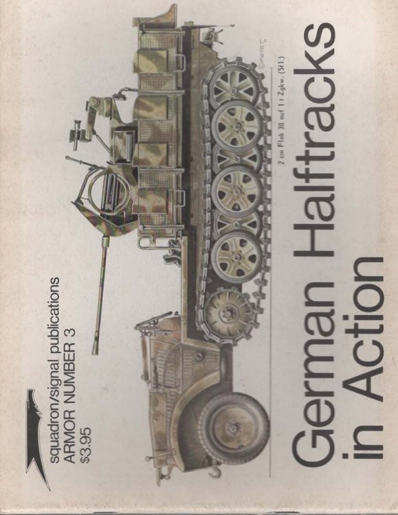 German Halftracks in Action Armor Number 3
