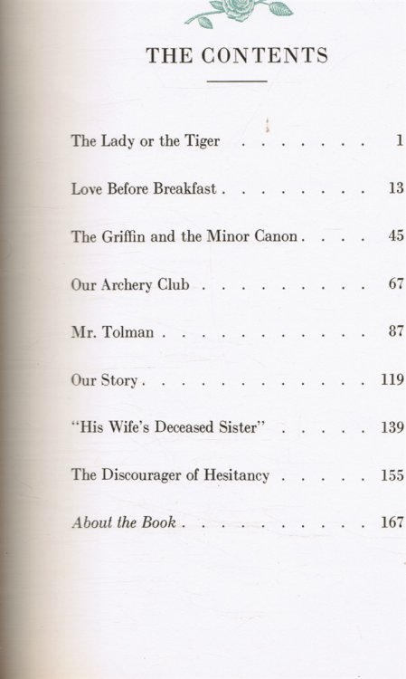 Fable And Fiction: Frank Stockton