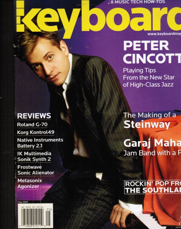 Keyboard Magazine: May 2005 Peter Cincotti, Cover
