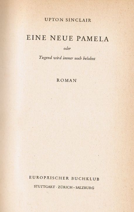 Eine Neue Pamela Oder Tugend Wird Immer Nach Belohnt: Roman