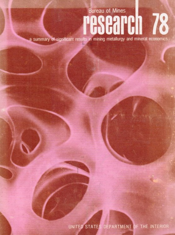 Bureau Of Mines Research 1978