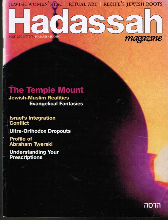 Hadassah Magazine: May 2001 Abraham Twerski