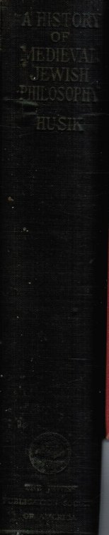 A History of Mediaeval Jewish Philosophy