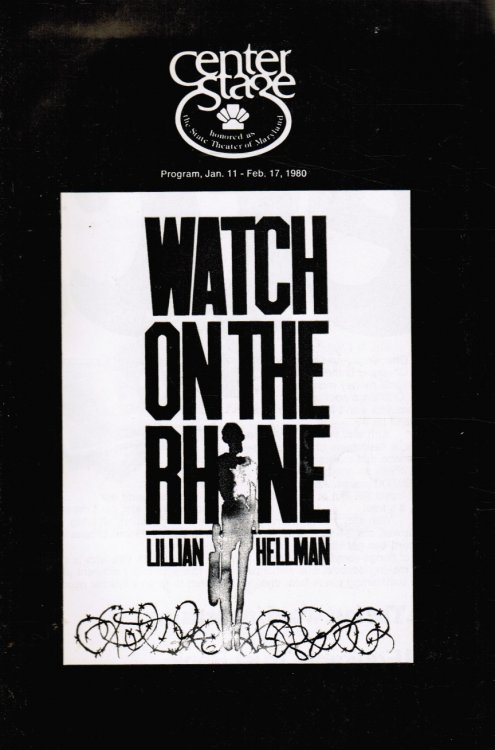 Watch on the Rhine: Playbill Lillian Hellman's Play