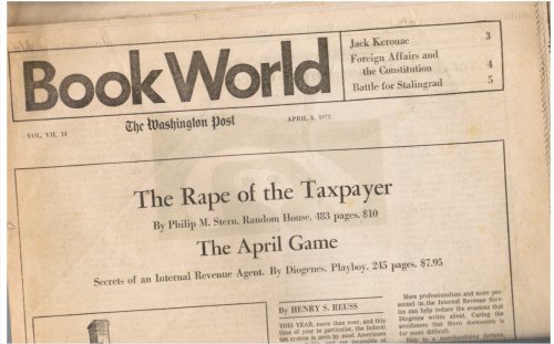1973 - Book World: the Washington Post - April 8, 1973