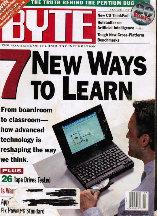BYTE Magazine March 1995, Volume 20, No 3