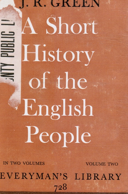 A Short History of the English People Volume 2 Everyman's Library
