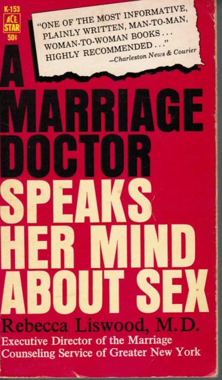 A Marriage Doctor Speaks Her Mind about Sex