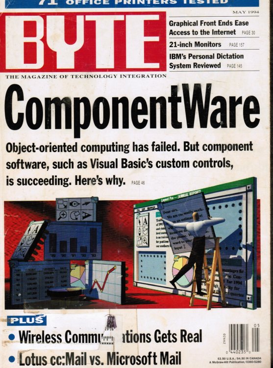 Image for BYTE Magazine May 1994 Features: Componentware BYTE Magazine May 1994 Features: Componentware