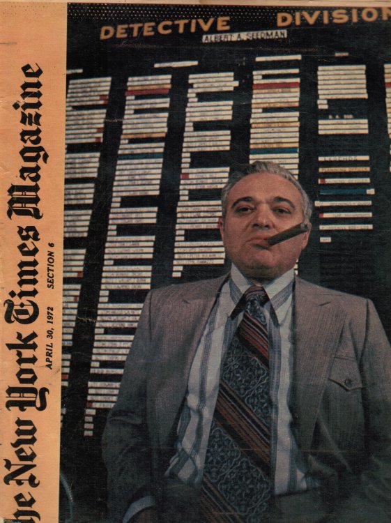 1972 - The New York Times Magazine: April 30, 1972 (Section 6) Cover: Detective Story - Albert Seedman
