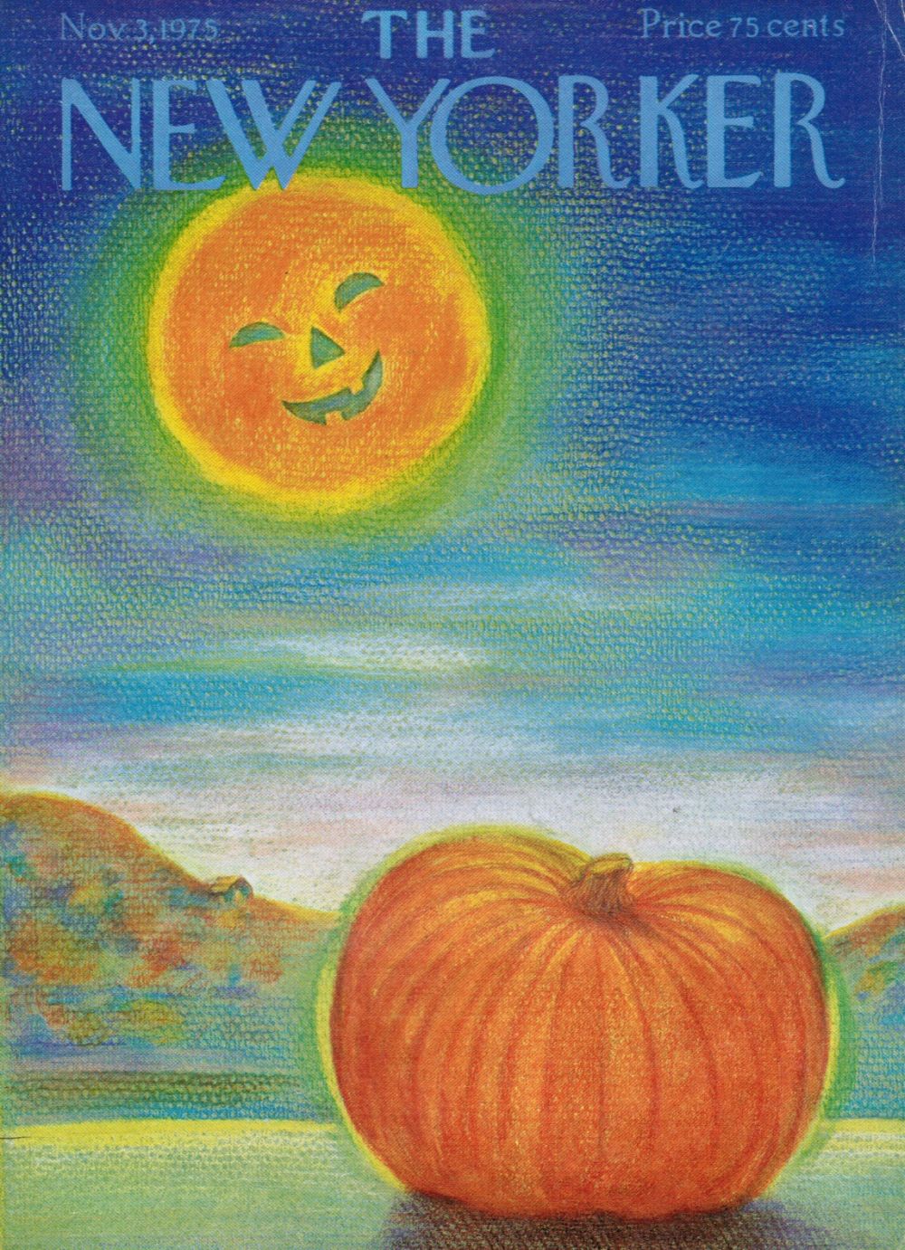 The New Yorker Magazine: Nov 3, 1975 Eugene Mihaesco (Cover)