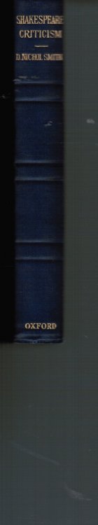 Shakespeare Criticism a Selection