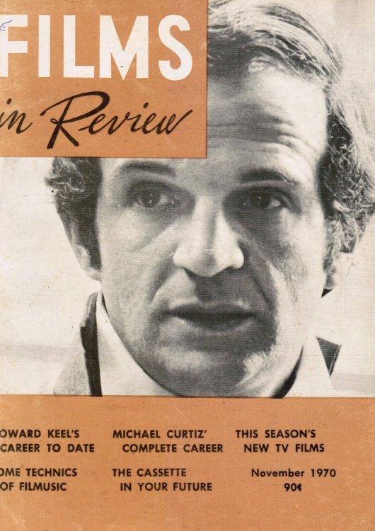 Films in Review: November 1970 Francoise Truffant (cover)