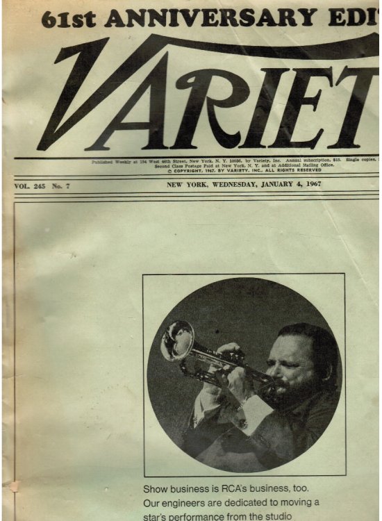 VARIETY: 61st Anniversary Edition: Wednesday, January 4, 1967