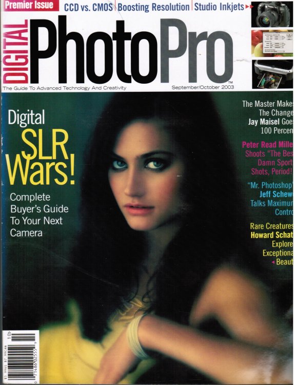Digital Photopro Magazine: September/October 2003 Danielle Farrell, cover