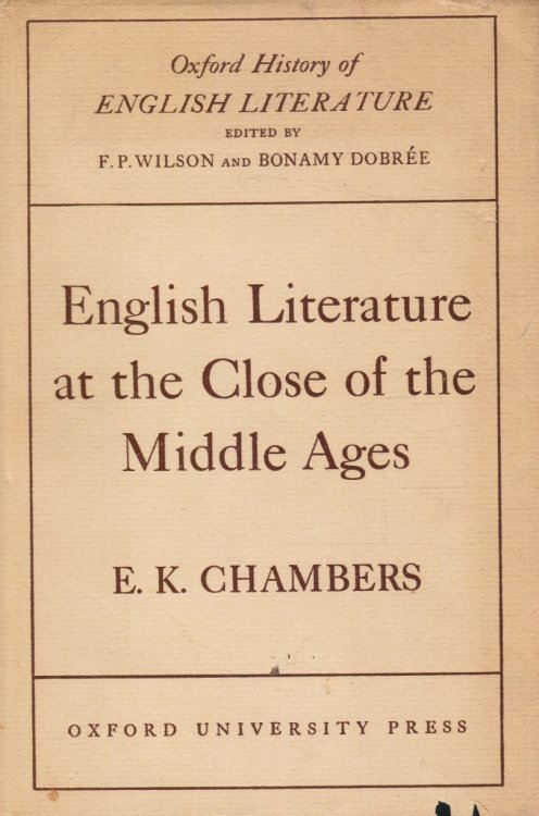 English Literature at the Close of the Middle Ages