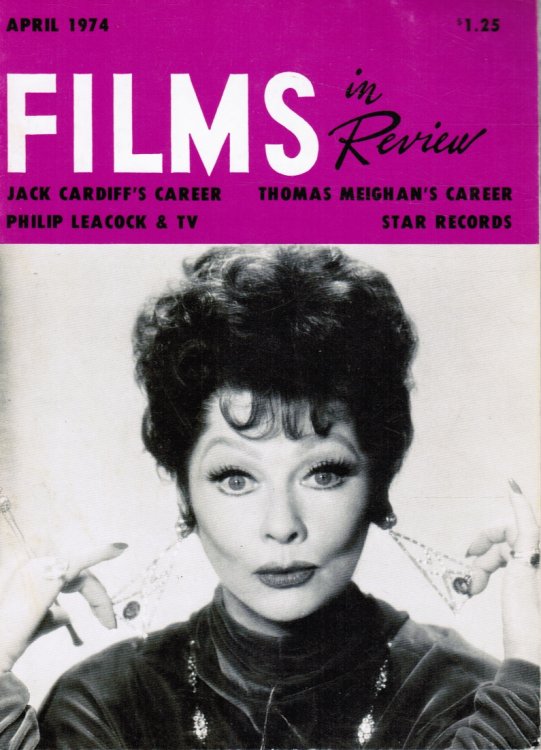 Films in Review - April 1974 (Lucille Ball, Cover)