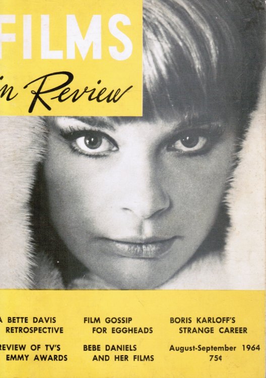 Films in Review: August-September 1964 (Elke Sommer, Cover)
