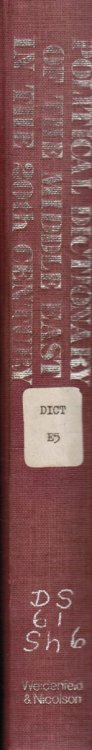 Political Dictionary of the Middle East in the Twentieth Century