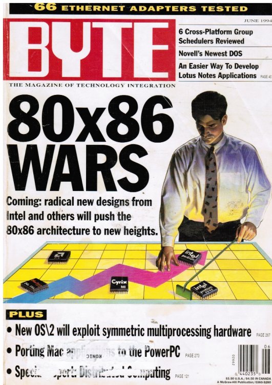 BYTE Magazine June 1994 80x86 Wars