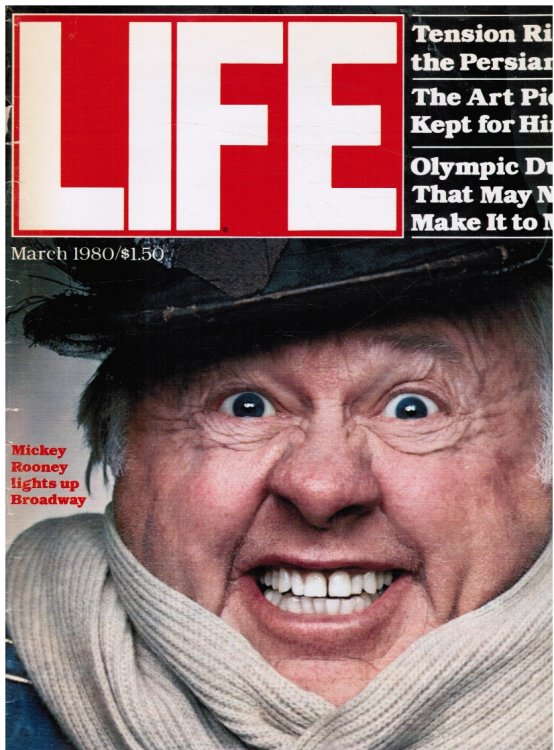 Life Magazine March 1980 - Mickey Rooney, Cover