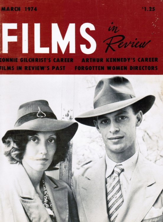 Films in Review / Vol. XXV, No. 3 / March 1974 Shelley Duvall and Keith Carridine (Cover)