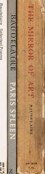 Set of 3 Books: the Mirror of Art; Baudelaire Selected Poems; Paris Spleen