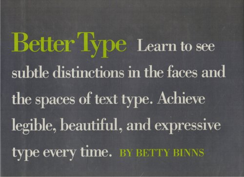 Better Type