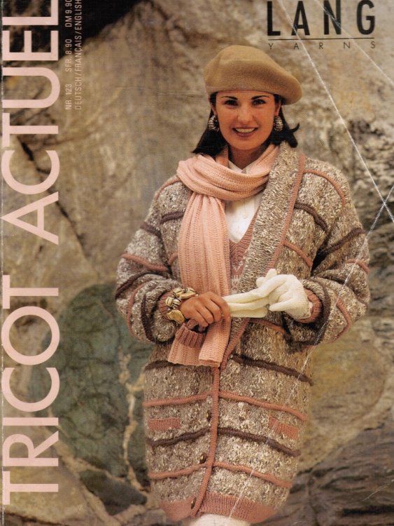 Tricot Actuel - Knitting Patterns in English and French #123