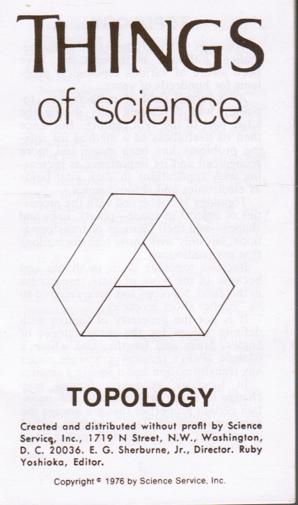 Things of Science: Topology