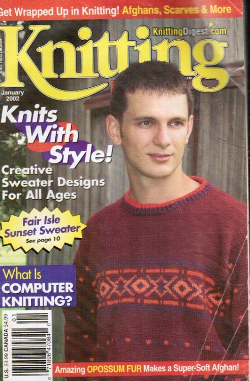 Image for Knitting Digest January 2002 : Knits with Style, Volume 24 Knitting Digest January 2002 : Knits with Style, Volume 24