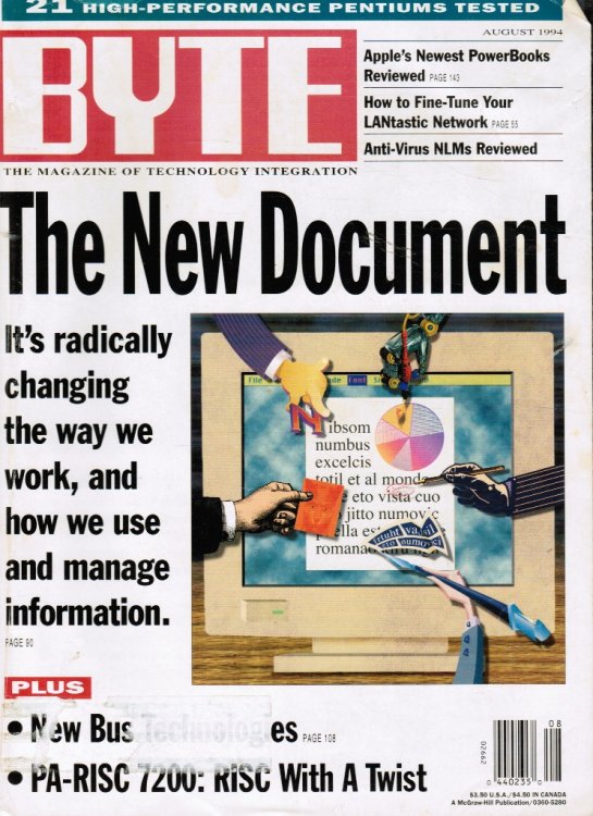 BYTE Magazine: August 1994